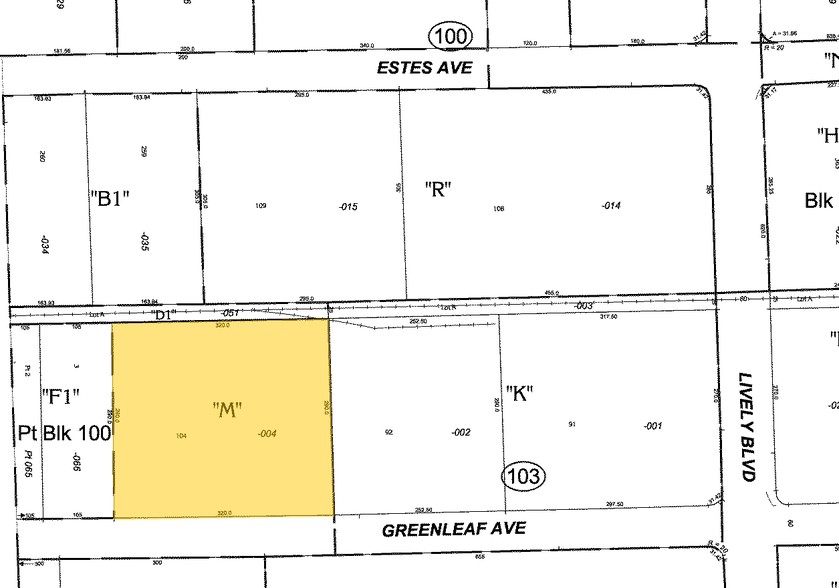 940-950 Greenleaf Ave, Elk Grove Village, IL à louer - Plan cadastral – Image 2 sur 8