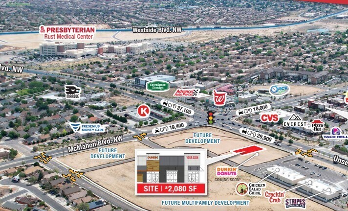 10631-10641 Unser Blvd NW, Albuquerque, NM à louer - Aérien – Image 2 sur 3