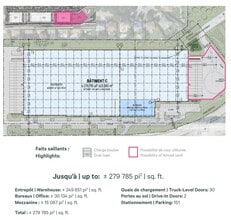 Aut Transcanada, Kirkland, QC à louer Plan d’étage– Image 2 sur 2