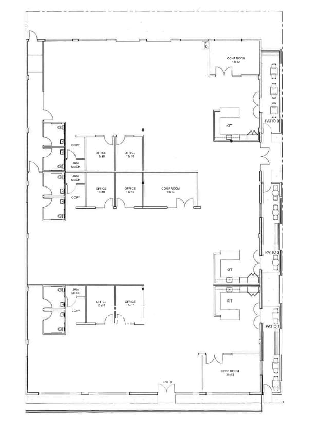 1751 Berkeley St, Santa Monica, CA à louer Plan d’étage– Image 1 sur 2