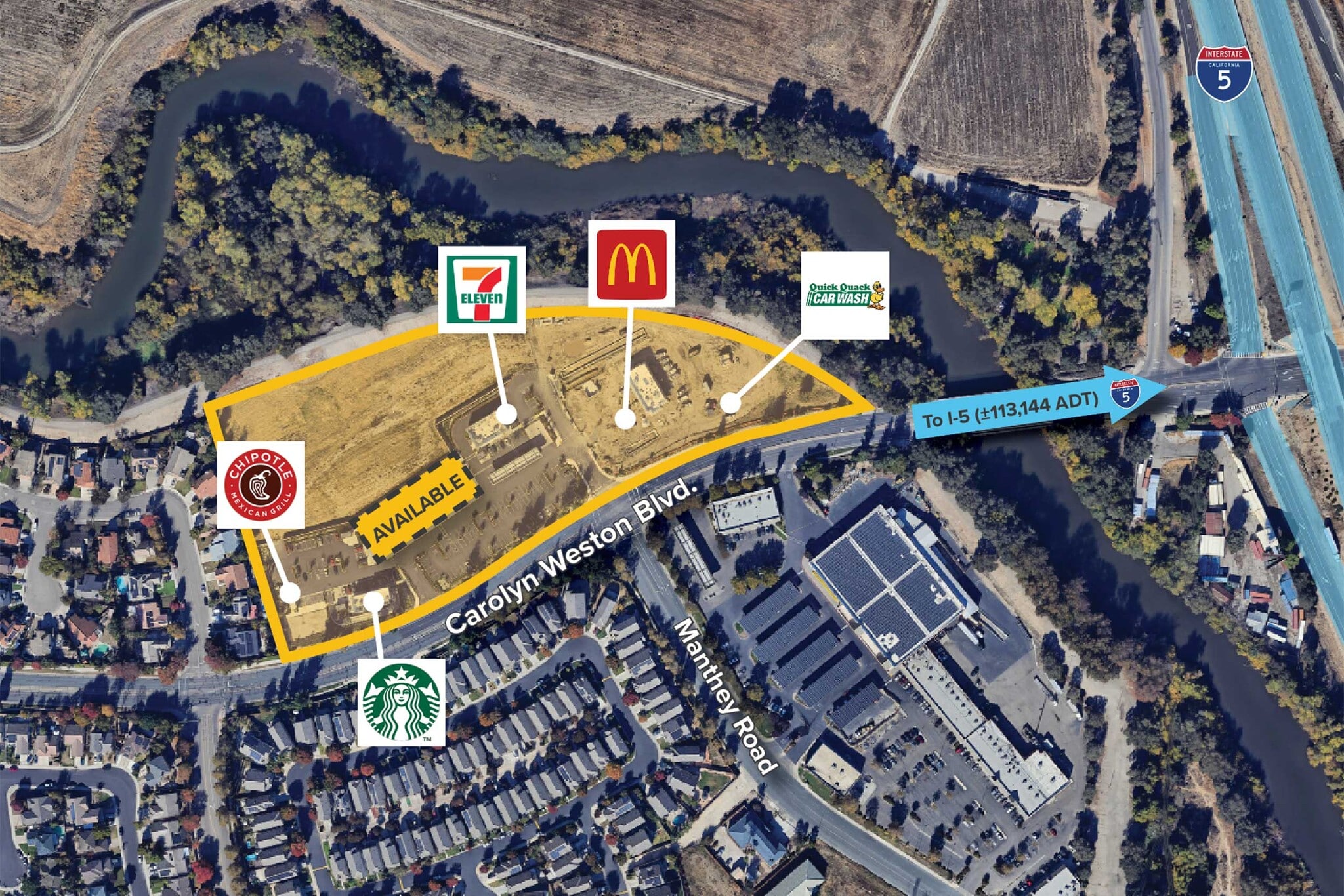 531 Carolyn Weston Blvd, Stockton, CA à louer Aérien– Image 1 sur 3