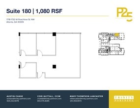 1718-1720 NW Peachtree St, Atlanta, GA à louer Plan de site– Image 1 sur 1