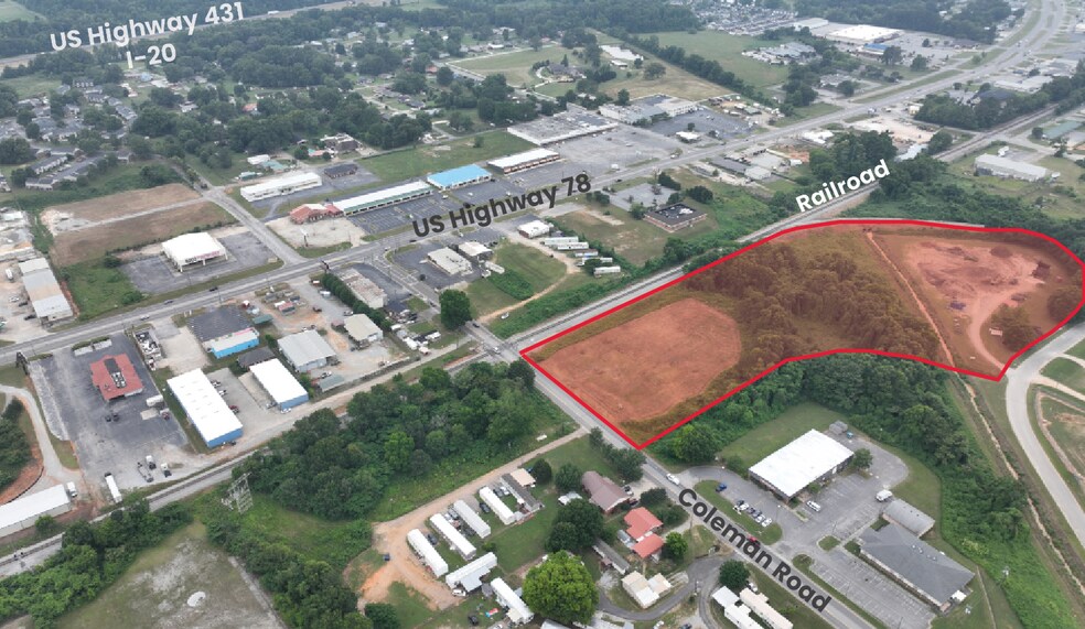 Coleman Road, Anniston, AL à vendre - Aérien – Image 2 sur 8
