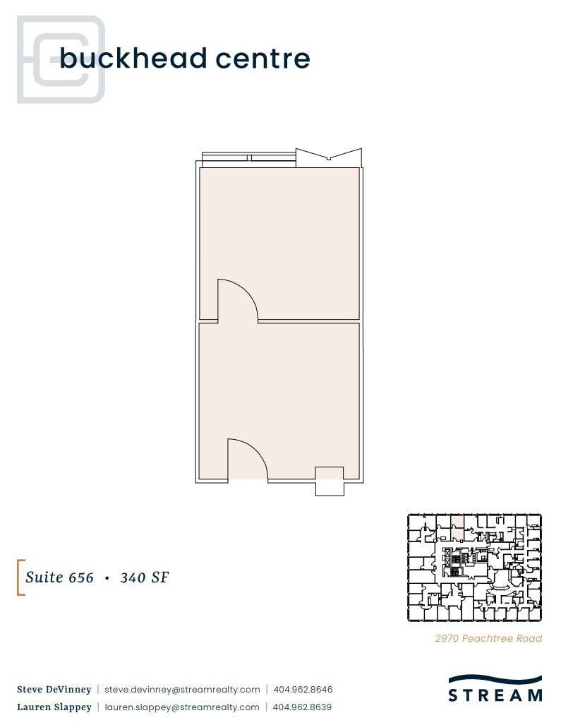 2970 Peachtree Rd NW, Atlanta, GA à louer Plan d’étage– Image 1 sur 1