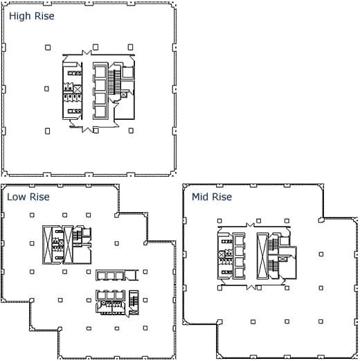 Plan d’étage type
