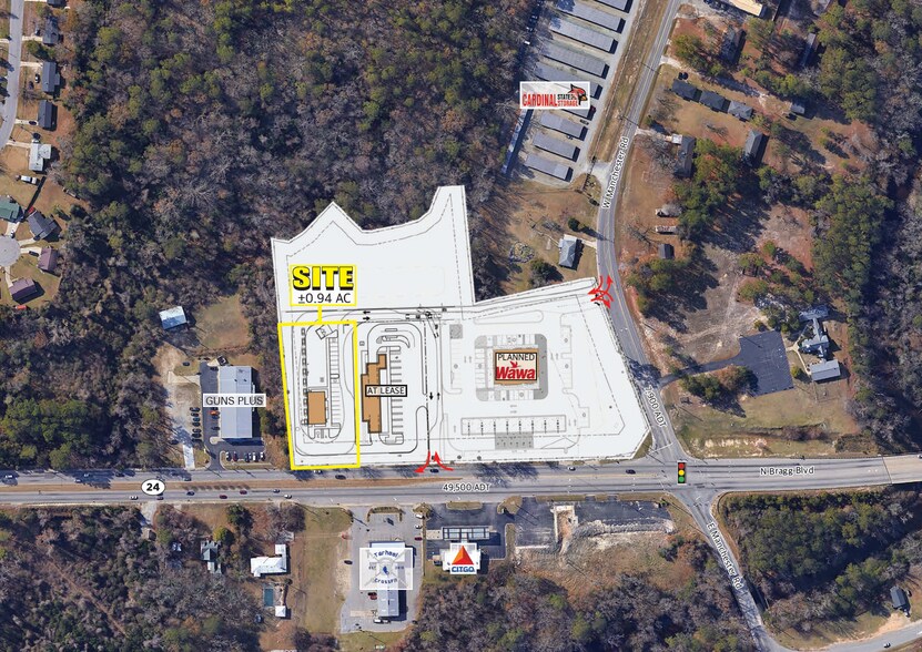 1589 N Bragg Blvd, Spring Lake, NC à louer - Aérien – Image 3 sur 4