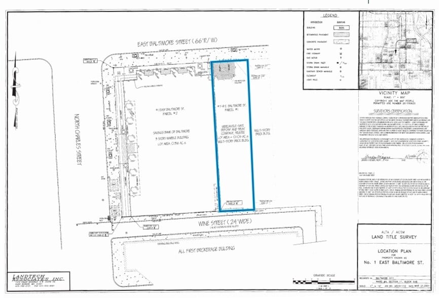 7 E Baltimore St, Baltimore, MD à louer - Plan cadastral – Image 2 sur 23