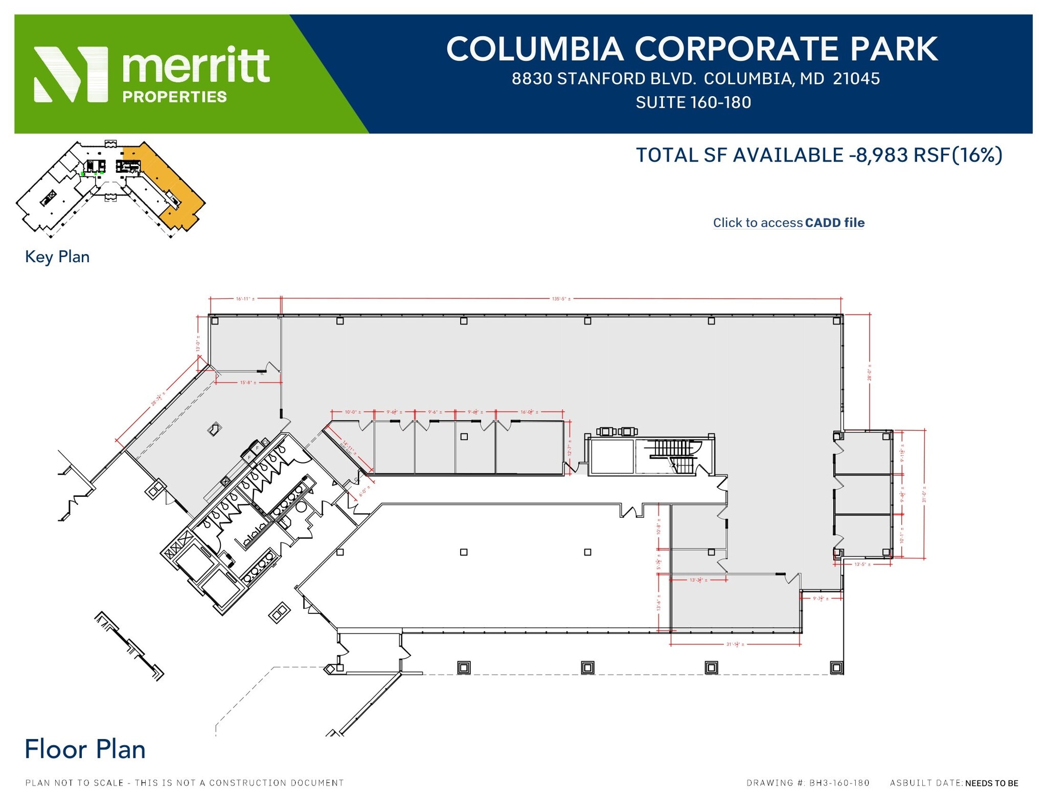 8830 Stanford Blvd, Columbia, MD à louer Plan d’étage– Image 1 sur 1