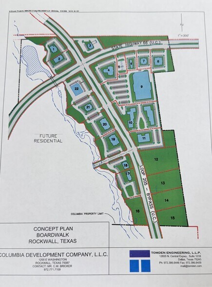 John King Blvd., Rockwall, TX à vendre - Plan de site – Image 1 sur 6