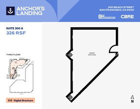 333 Jefferson St, San Francisco, CA à louer Plan d’étage– Image 1 sur 1