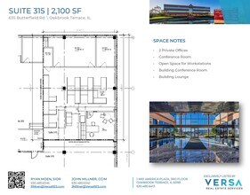 1S660 Midwest Rd, Oakbrook Terrace, IL à louer Plan d’étage– Image 1 sur 1