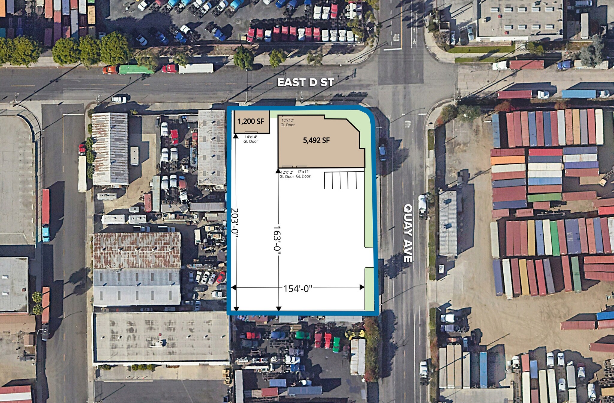 336 E D St, Wilmington, CA à louer Plan de site– Image 1 sur 8