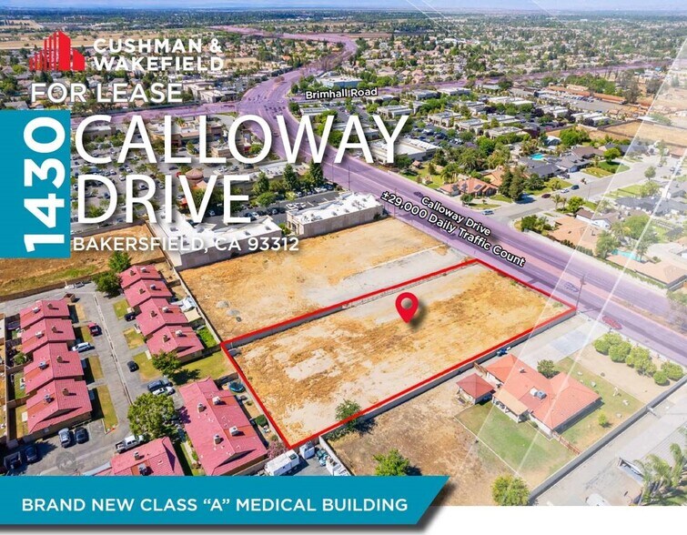 1430 Calloway Dr, Bakersfield, CA à louer - Photo de l’immeuble – Image 1 sur 3
