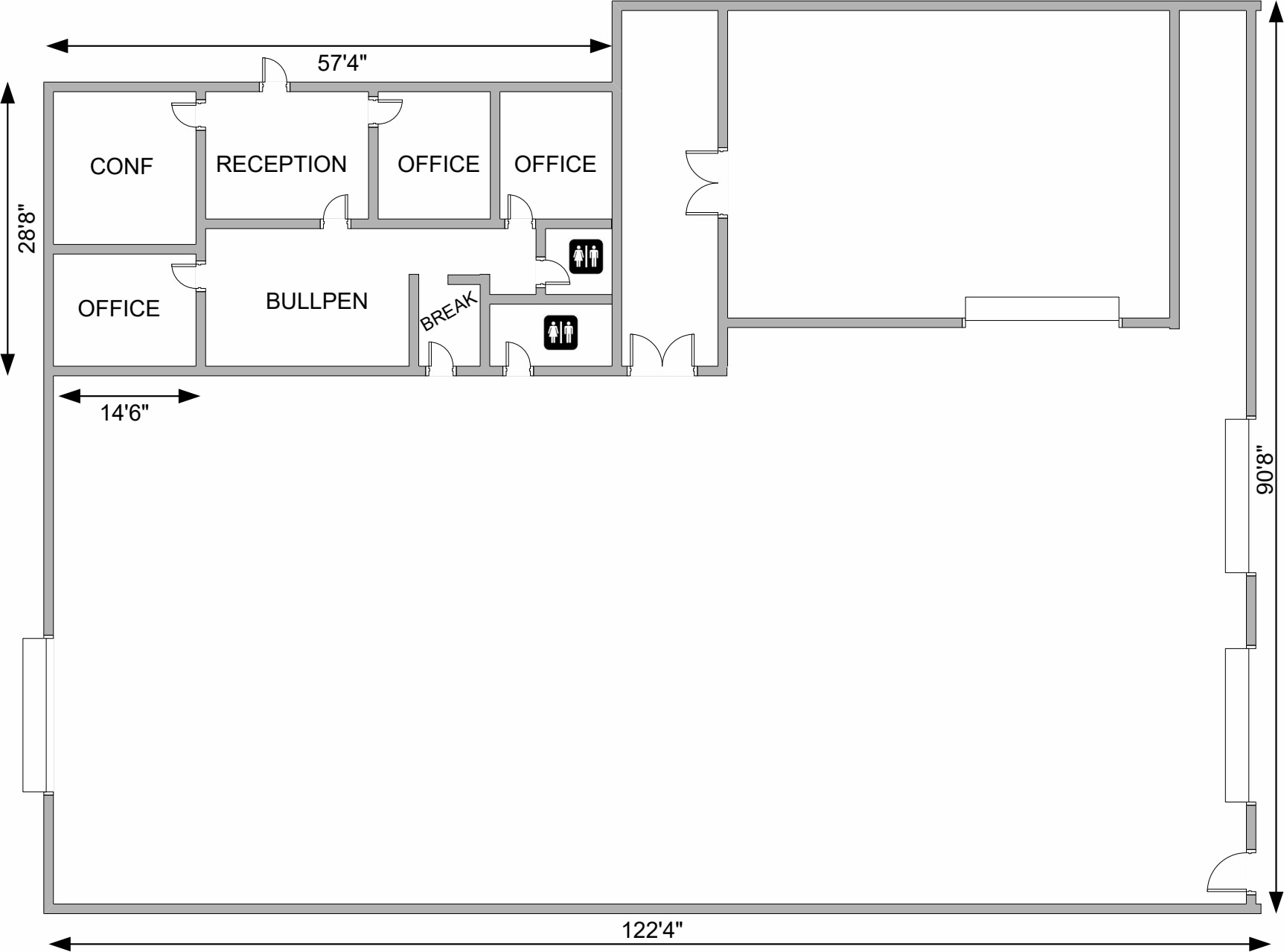 3225-3245 N Nevada St, Chandler, AZ à louer Plan d’étage– Image 1 sur 1