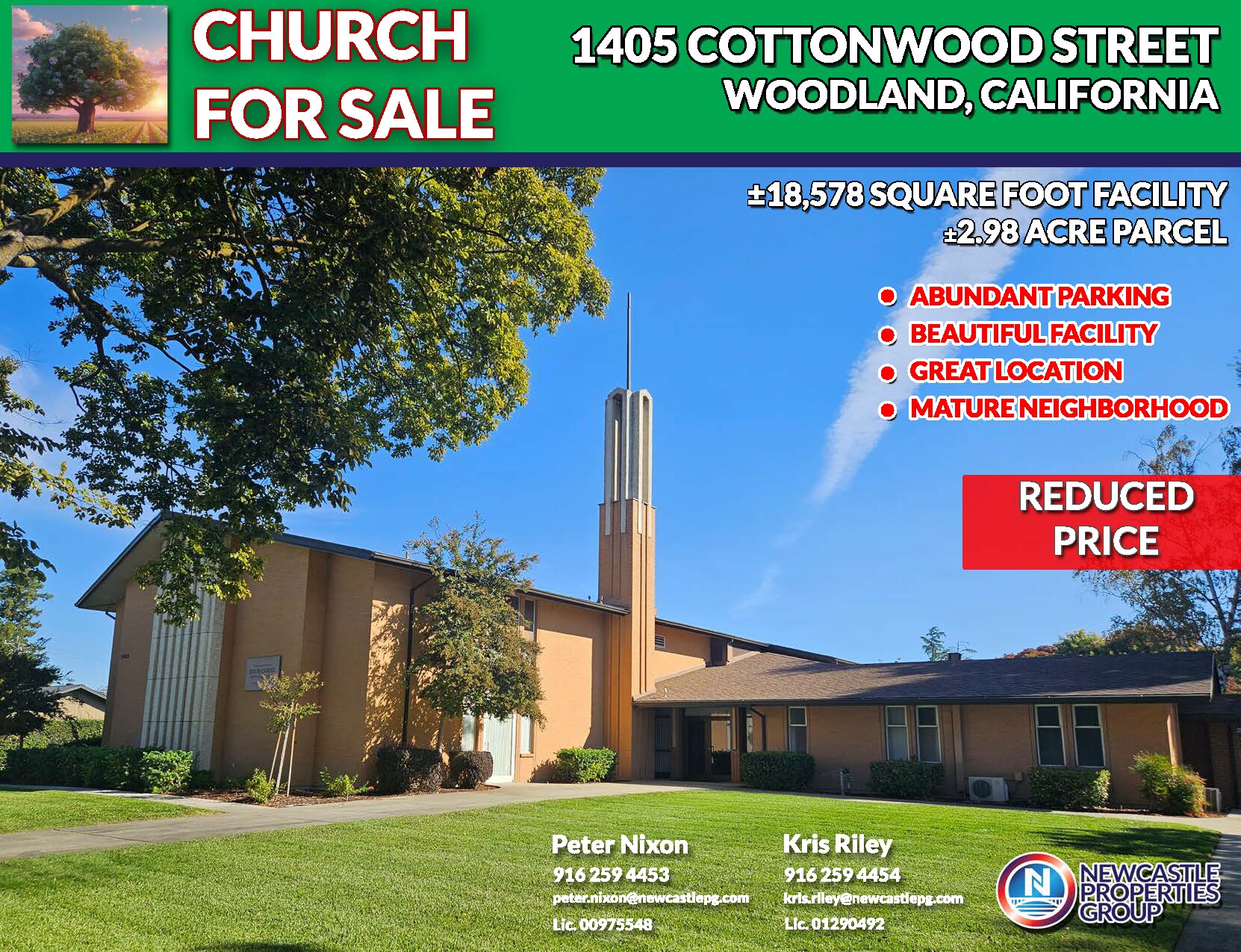 1405 Cottonwood St, Woodland, CA à vendre Photo principale– Image 1 sur 6