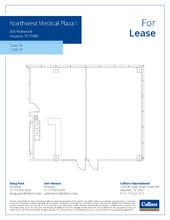 800 Peakwood Dr, Houston, TX à louer Plan d’étage– Image 1 sur 1