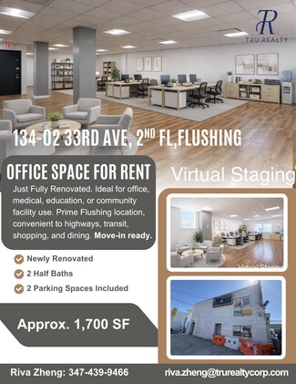 Plus de détails pour 13402 33rd Ave, Flushing, NY - Bureau à louer