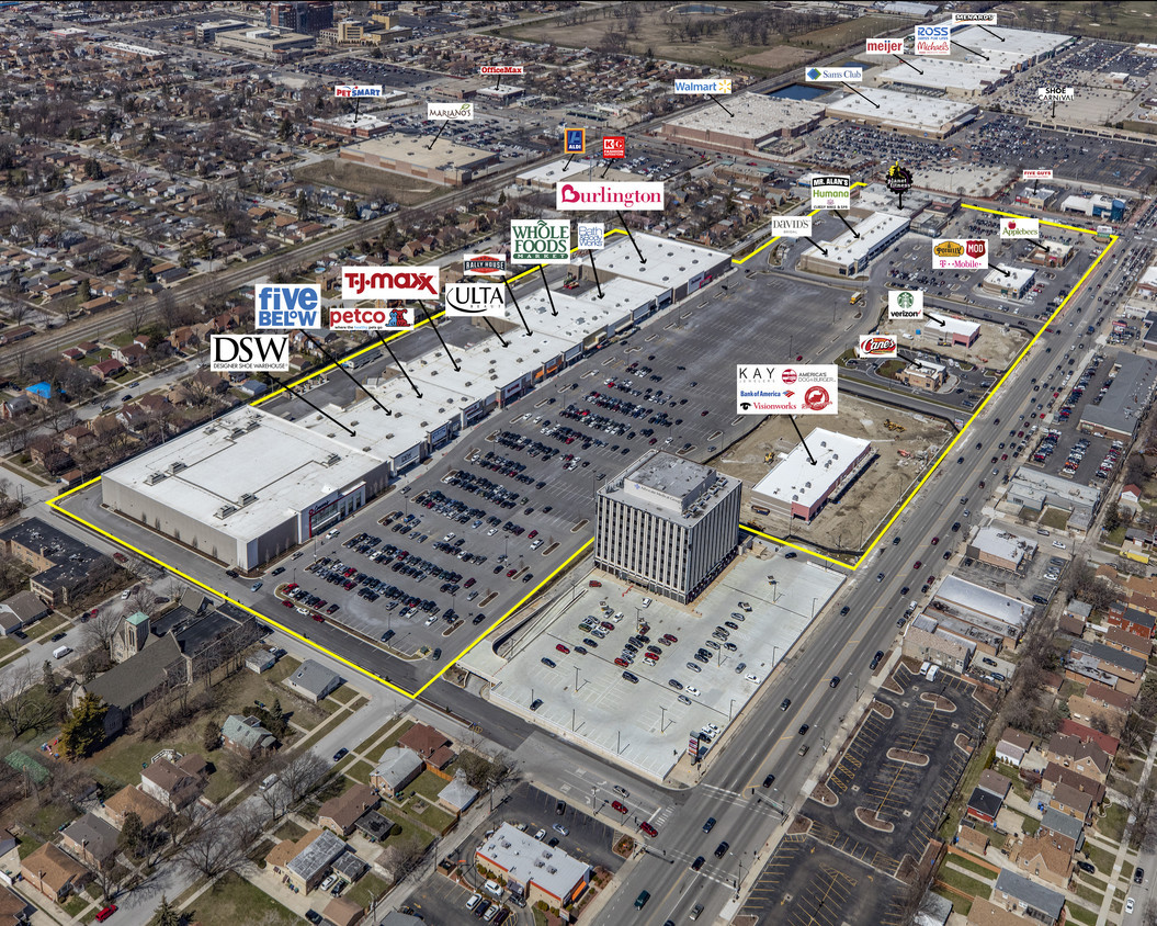 9500-9730 S Western Ave, Evergreen Park, IL à louer Aérien– Image 1 sur 1