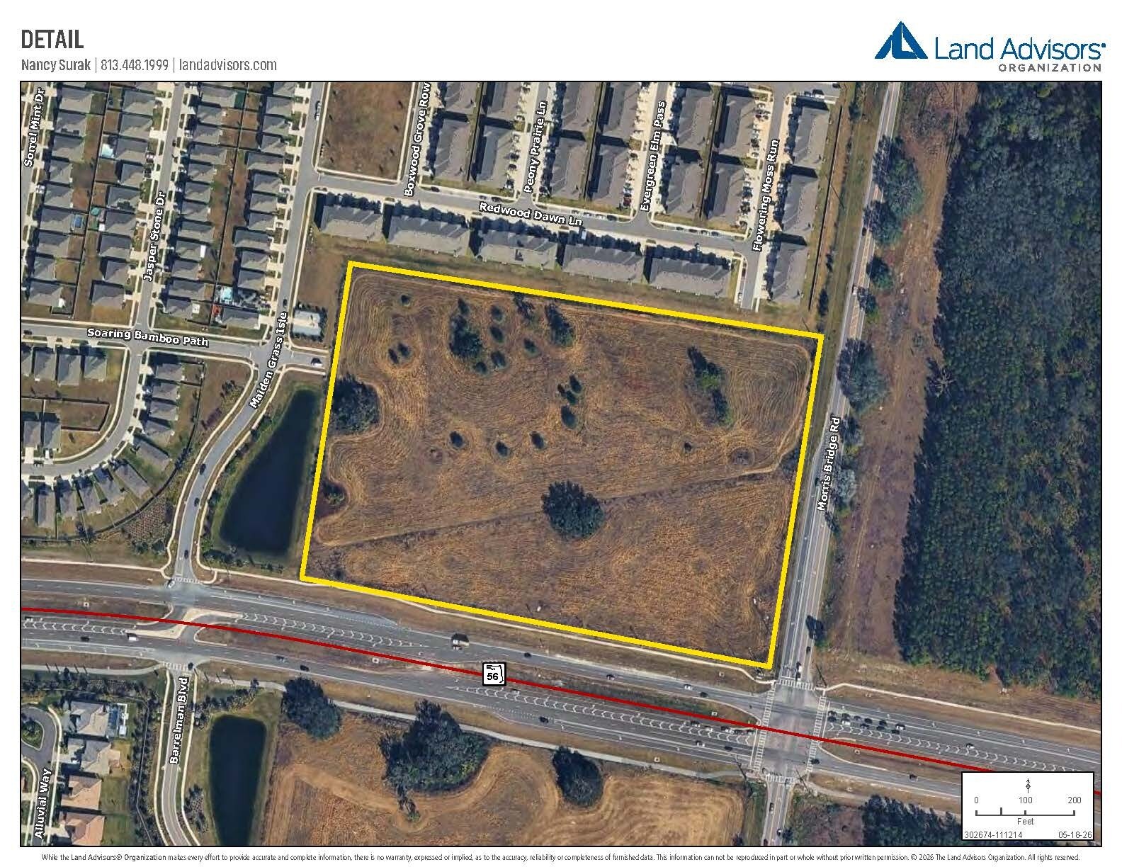 NW Corner of SR 56 and Morris Bridge Rd, Wesley Chapel, FL à vendre Aérien– Image 1 sur 2