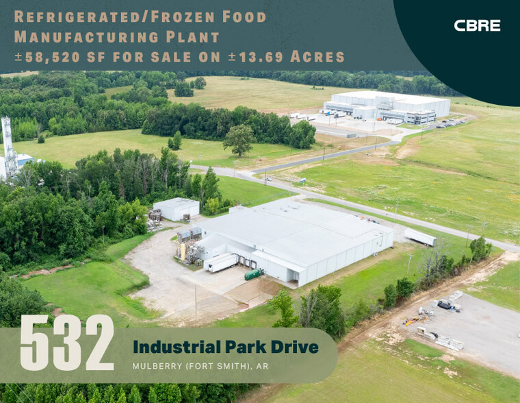 532 Industrial Park Dr, Mulberry, AR à vendre - Photo de l’immeuble – Image 1 sur 4