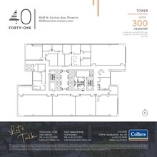 4041 N Central Ave, Phoenix, AZ à louer Plan d’étage– Image 1 sur 1