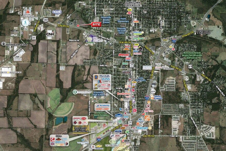 4800 Joe Ramsey Blvd, Greenville, TX à vendre - Aérien – Image 3 sur 4