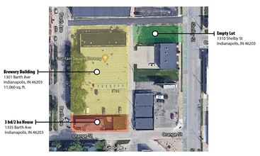 1301 Barth Ave, Indianapolis, IN - VUE AÉRIENNE  vue de carte