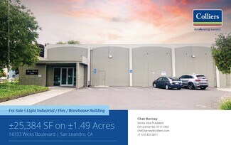 Plus de détails pour 14333 Wicks Blvd, San Leandro, CA - Industriel/Logistique à vendre