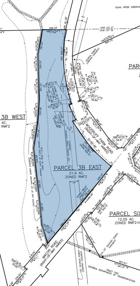 Woodruff Farm Rd & Macon Rd. Land portefeuille de 6 biens à vendre sur LoopNet.fr - Photo principale – Image 3 sur 6