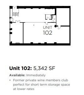 100 Lombard St, Toronto, ON à louer Plan d’étage– Image 1 sur 1