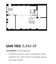 100 Lombard St, Toronto, ON à louer Plan d’étage– Image 1 sur 1
