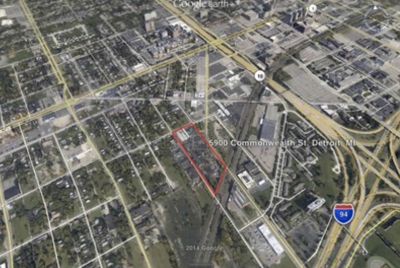5900 Commonwealth St, Detroit, MI à louer - Aérien – Image 3 sur 3