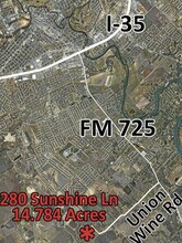 280 Sunshine Ln, New Braunfels, TX - Vue aérienne vue de carte - Image1