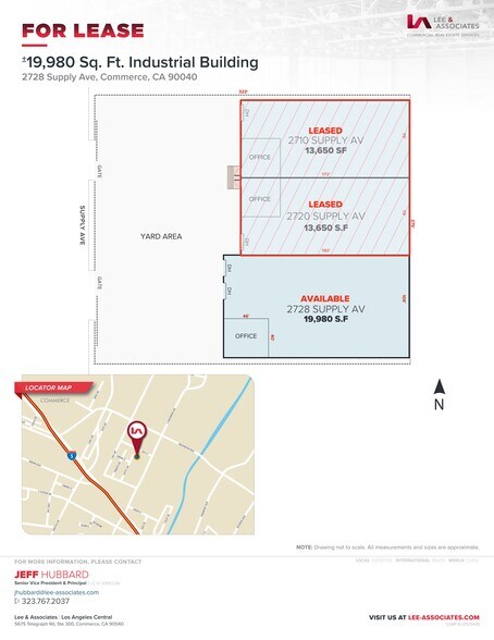 2710-2728 Supply Ave, Commerce, CA à louer - Plan de site – Image 3 sur 3
