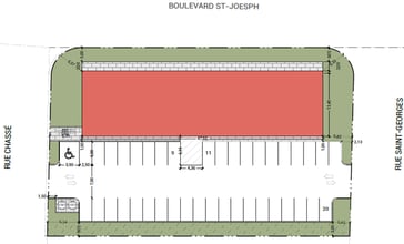 1495 Blvd Bd Saint-Joseph, Drummondville, QC à louer Plan de site– Image 1 sur 1