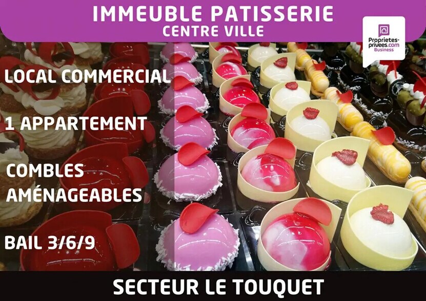 Local d'activités dans Le Touquet-Paris-Plage à vendre - Photo de l’immeuble – Image 2 sur 3