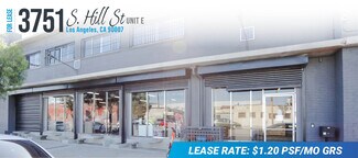 Plus de détails pour 3751 S Hill St, Los Angeles, CA - Bureau, Industriel/Logistique à louer