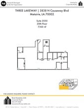 3900 N Causeway Blvd, Metairie, LA à louer Plan de site– Image 1 sur 1