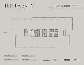 1020 Spring St, Atlanta, GA à louer Plan d’étage– Image 1 sur 1