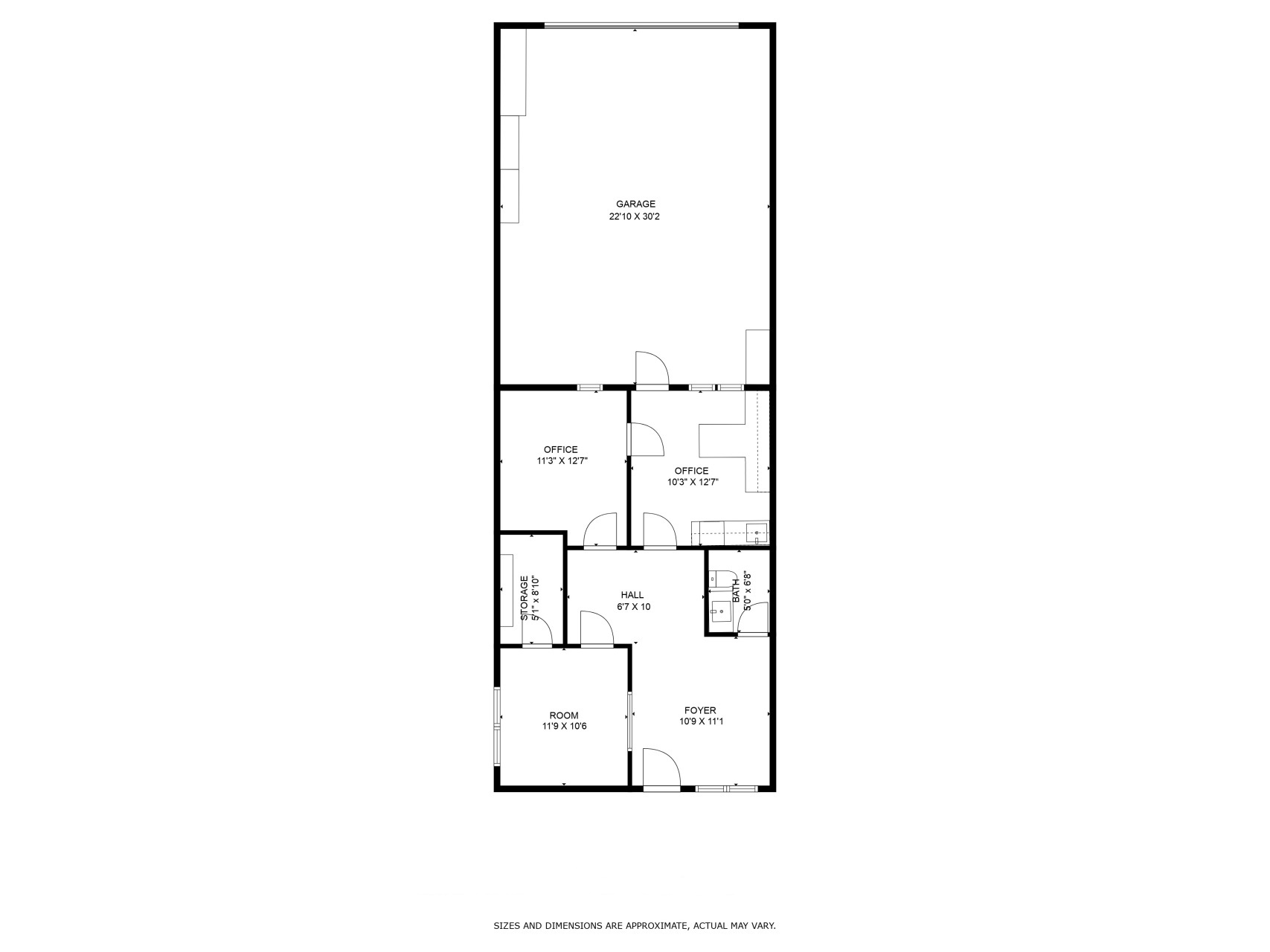 4105 E University Dr, Phoenix, AZ à louer Plan d’étage– Image 1 sur 1