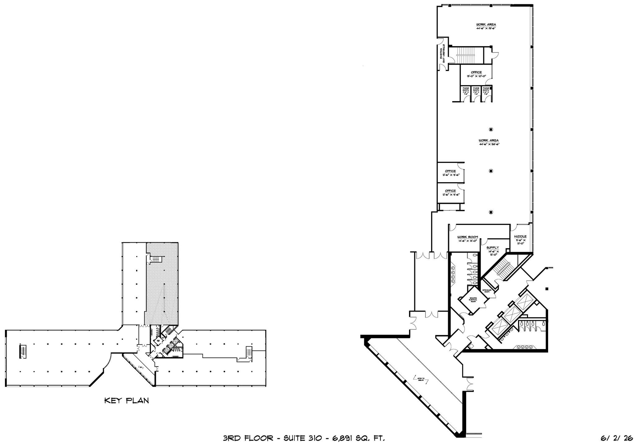 500 College Rd E, Princeton, NJ à louer Plan d’étage– Image 1 sur 1
