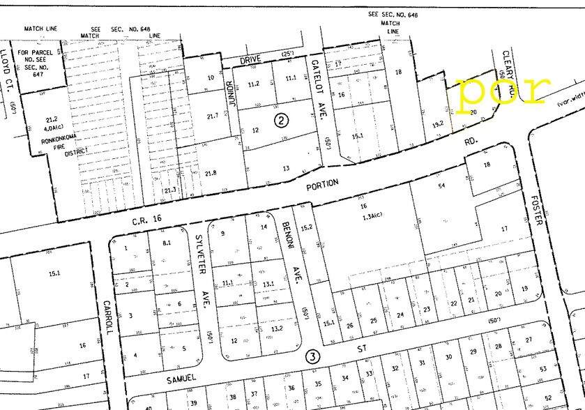 267 Portion Rd, Ronkonkoma, NY à vendre - Plan cadastral – Image 3 sur 9
