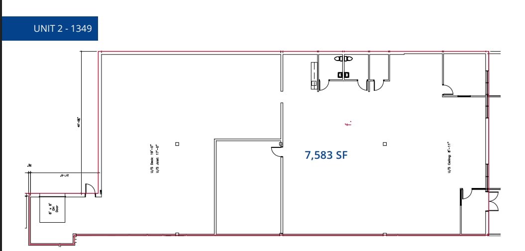 1349 Border St, Winnipeg, MB à louer Plan d’étage– Image 1 sur 1