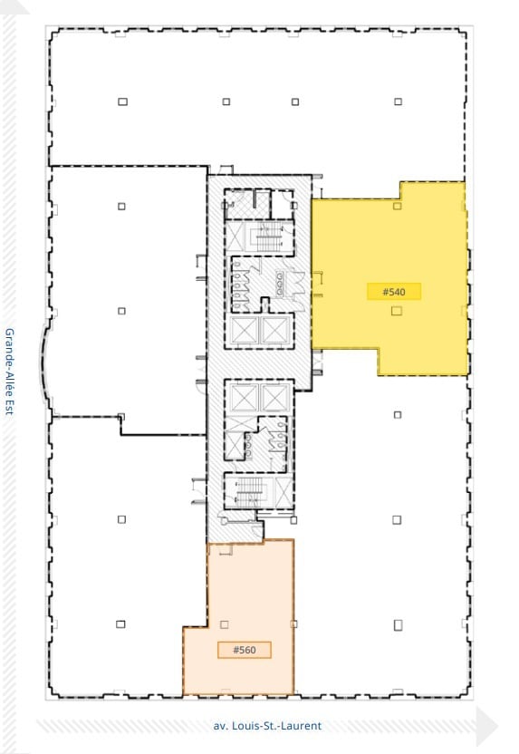140 Allee Grande E, Québec, QC à louer Plan d’étage– Image 1 sur 1