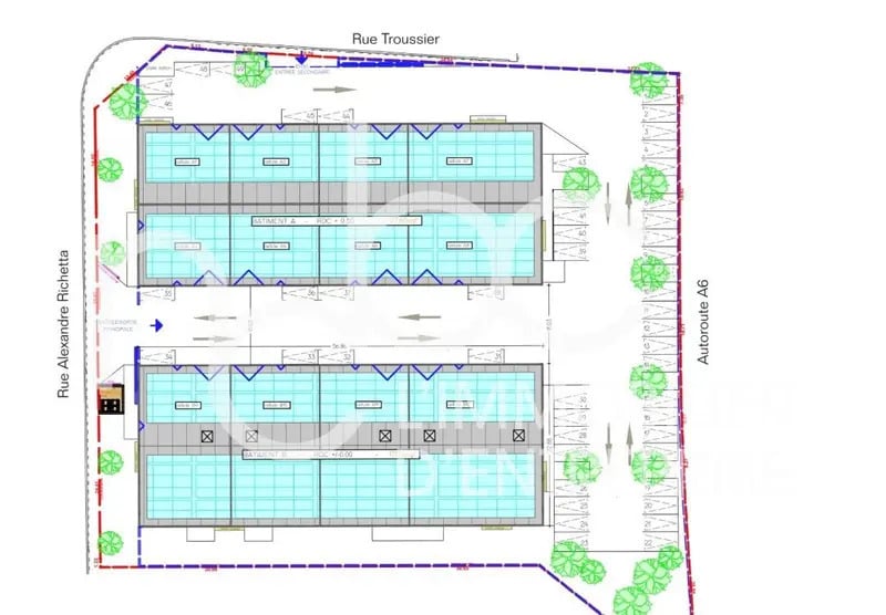 Local d'activités dans Villefranche-sur-Saône à vendre - Plan de site – Image 2 sur 3