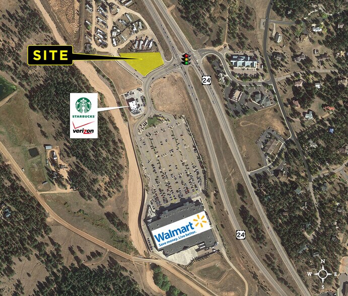 19574 E Highway 24, Woodland Park, CO à vendre - Aérien – Image 2 sur 3