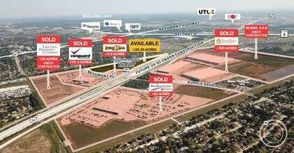 Highway 90 & Uvalde, Houston, TX - Vue aérienne  vue de carte