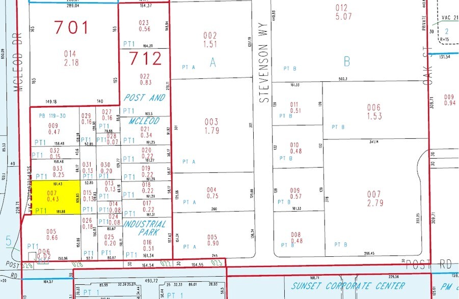 6260 McLeod Dr, Las Vegas, NV à louer - Plan cadastral – Image 3 sur 19
