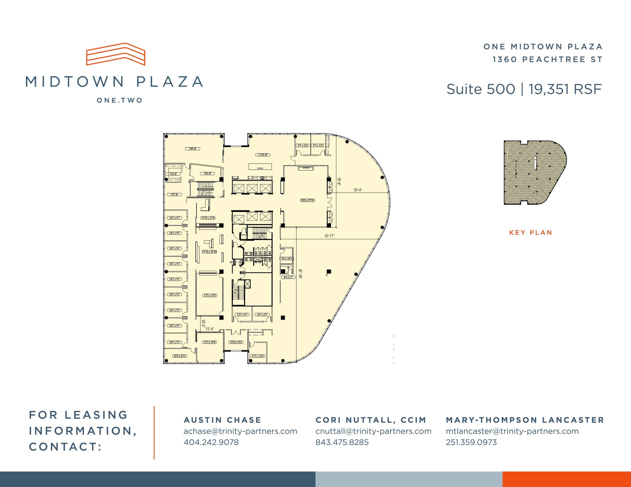 1360 Peachtree St NE, Atlanta, GA à louer Plan de site– Image 1 sur 1