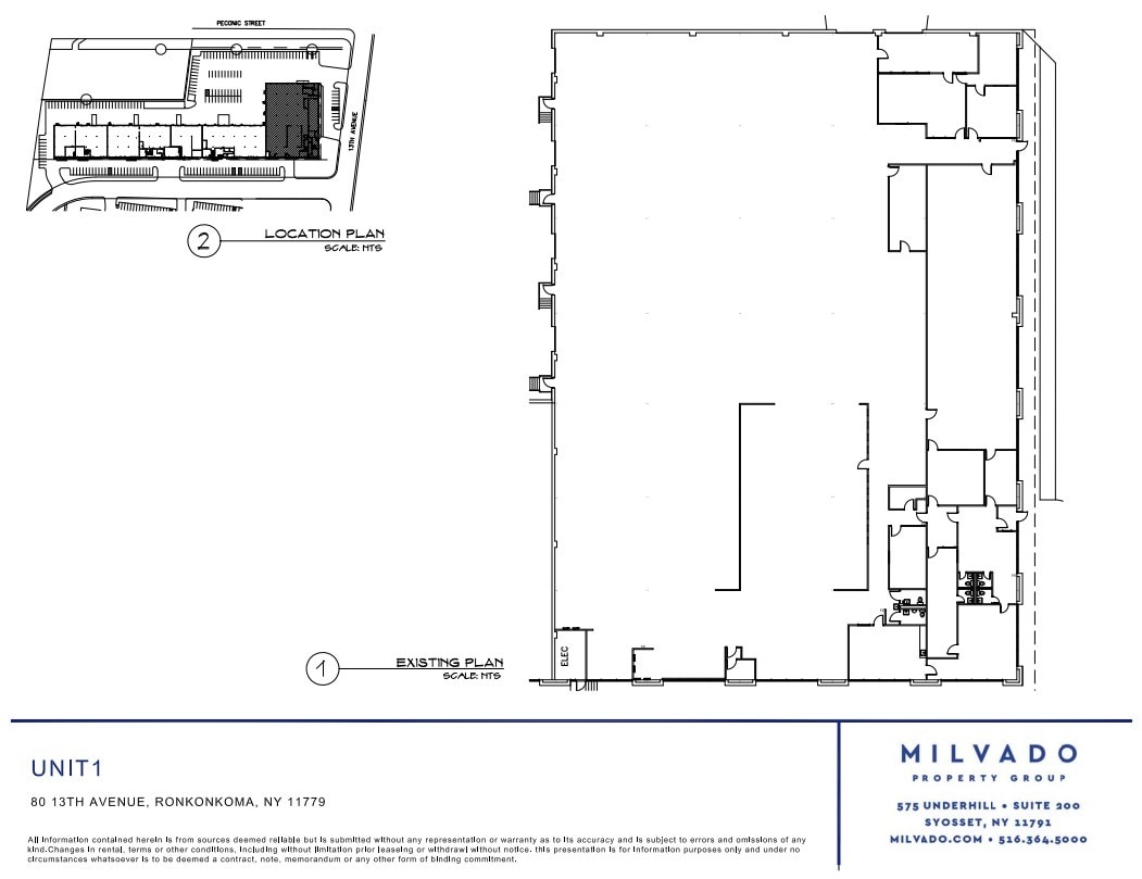 80 13th Ave, Ronkonkoma, NY à louer Plan d’étage– Image 1 sur 1